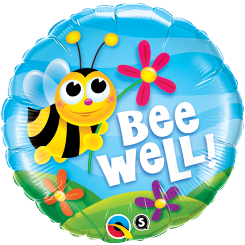 Bee Well 45cm Foil Balloon