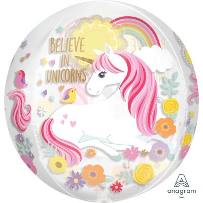 Believe in Unicorns Orbz Balloon