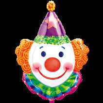 Clown Shape Foil Balloon