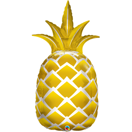 Gold Pineapple Shape Foil Balloon