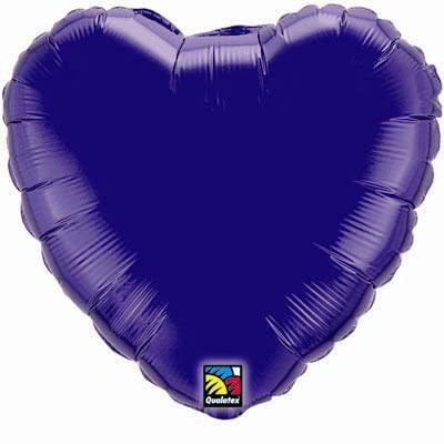 Heart Quartz Purple