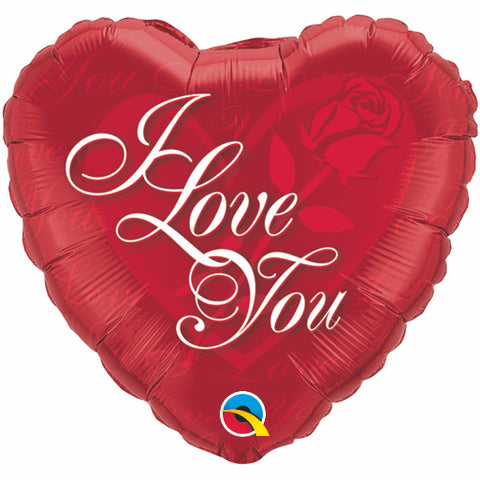 I Love You Red Rose Super Shape Balloon