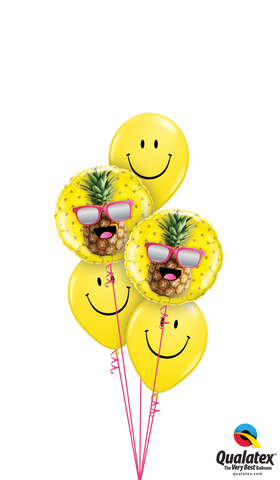 Pineapple Smiles Balloon Bouquet