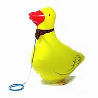 Yellow Duck Walking Pet Balloon
